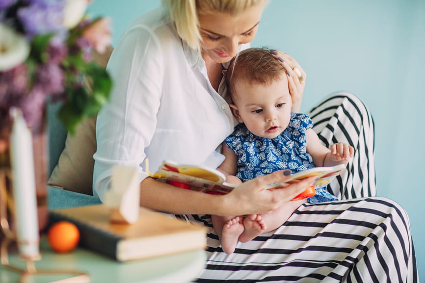 The earlier you start reading to your child, the sooner you'll set them on a path to success!