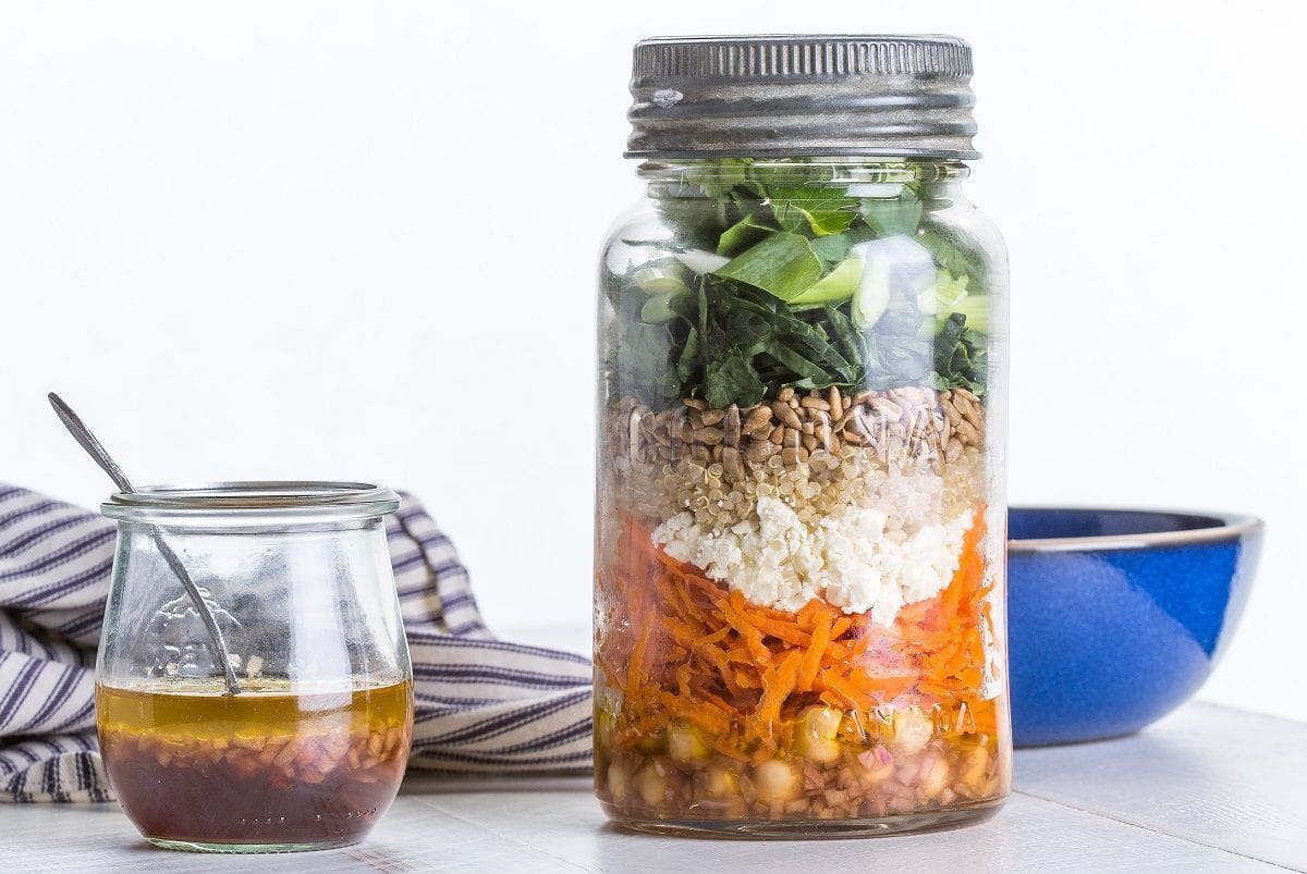 quinoa salad jar