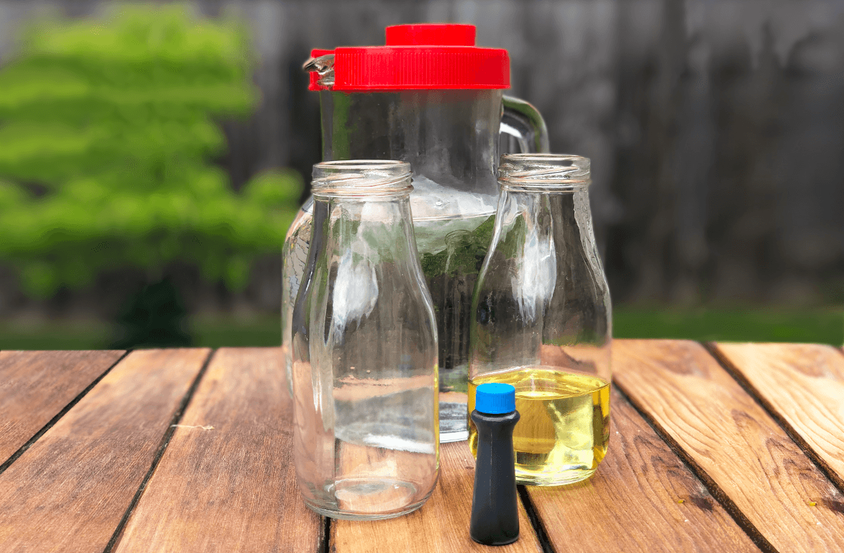 materials for beach in bottle