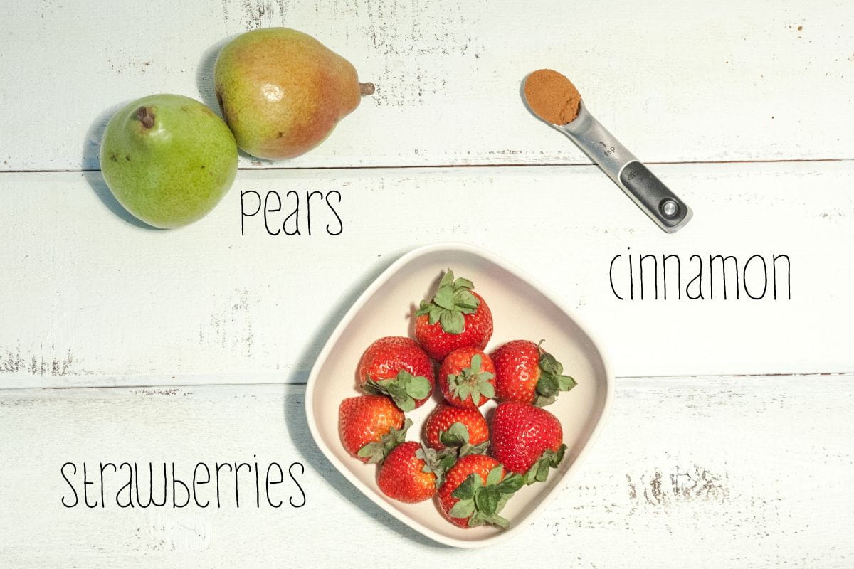 strawberry pear baby food ingredients