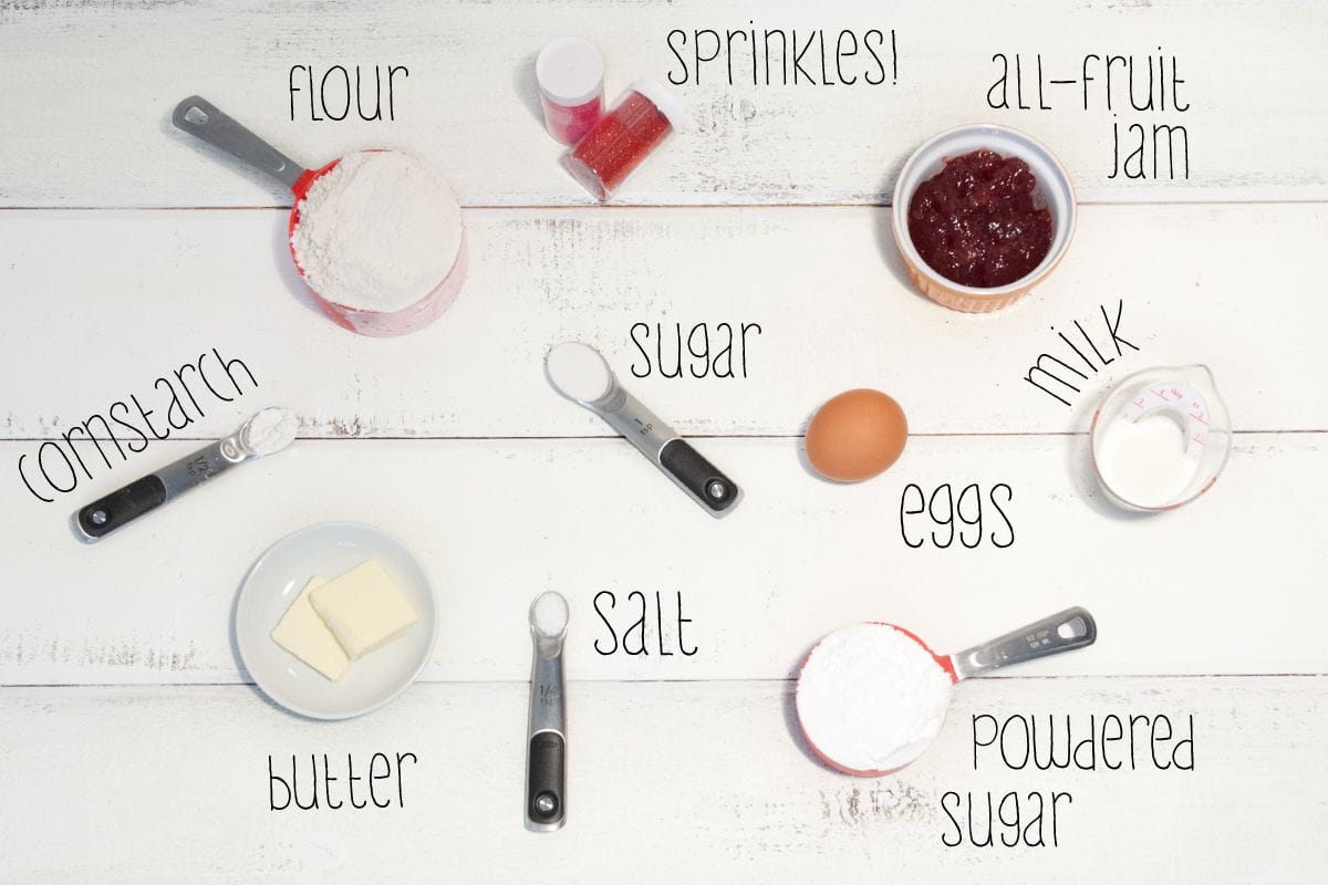ingredients for pop tarts