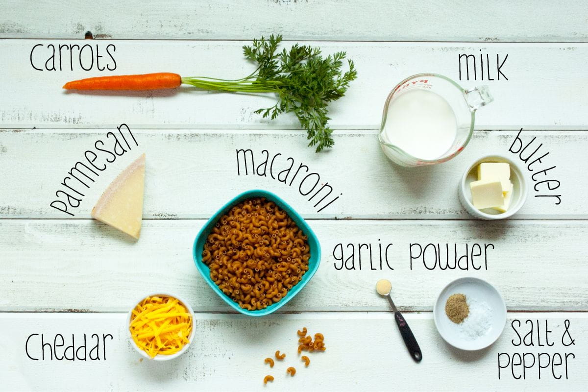 carrot mac and cheese ingredients