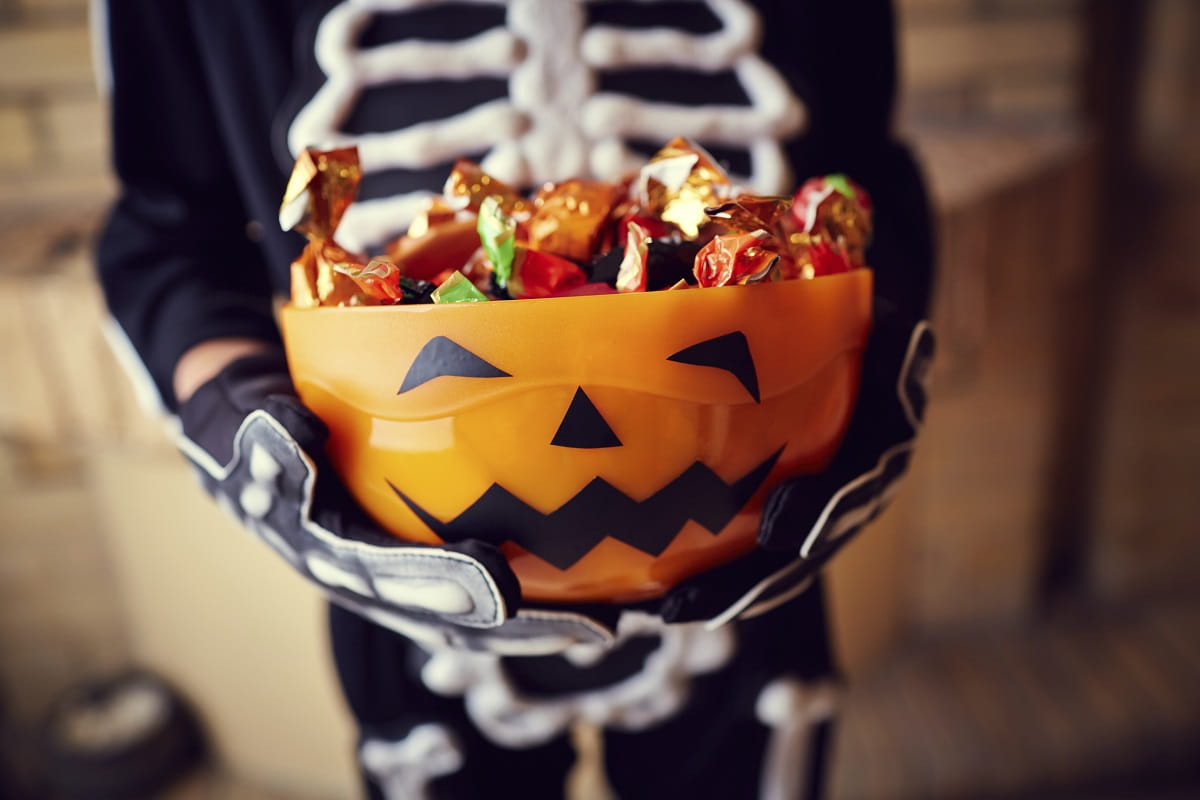halloween candy bowl