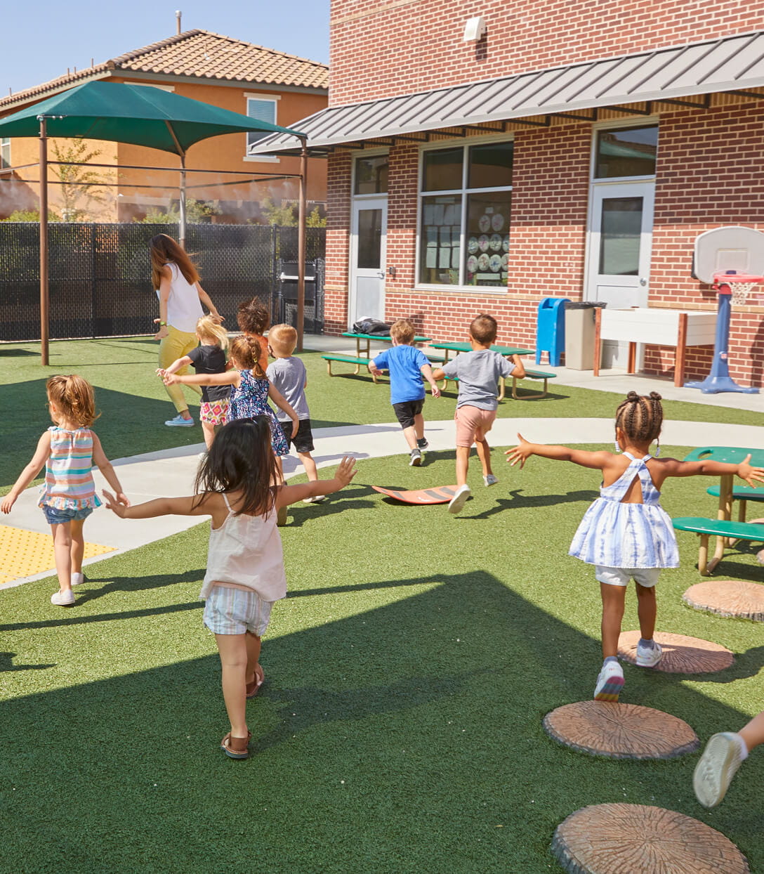 Children on playground