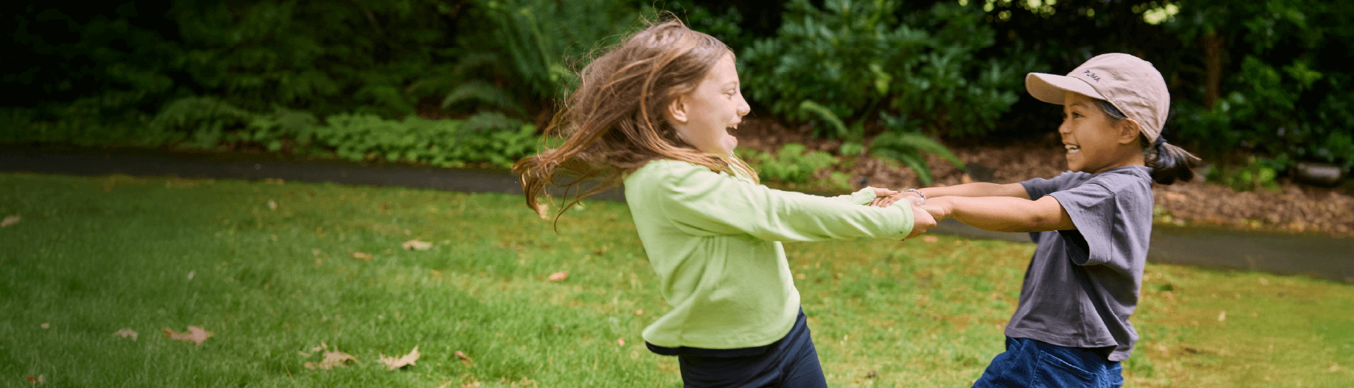 kids playing outside