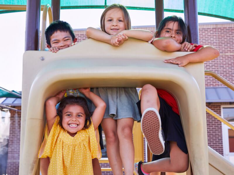 kids playing outside
